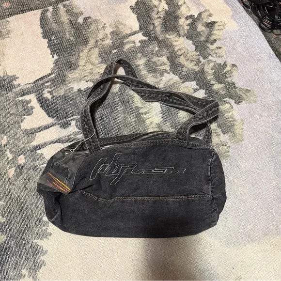 aespa rare pop up event whiplash denim Shoulder Bag with Logo - Picture 3 of 5